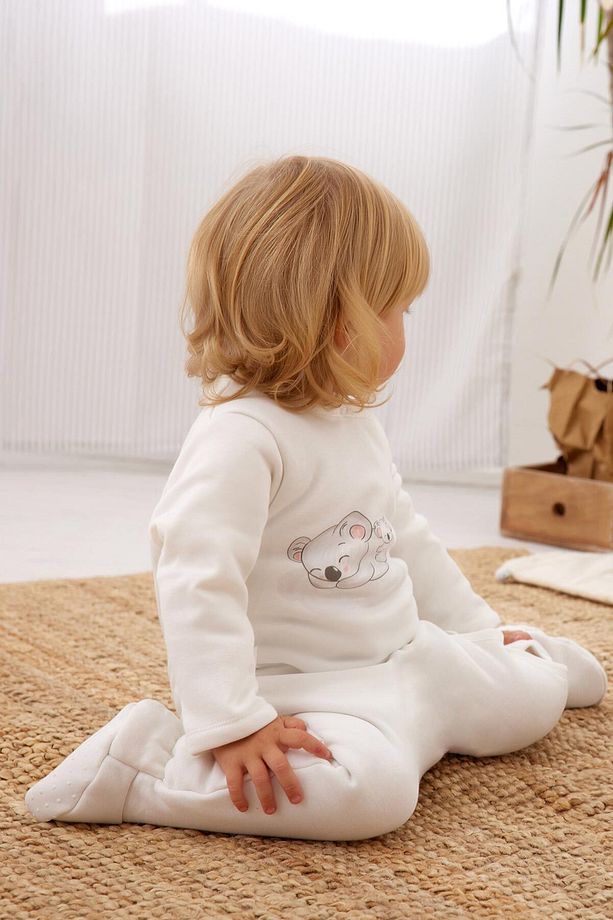 Unisex Bebek Uyku Tulumu Ekru - 1