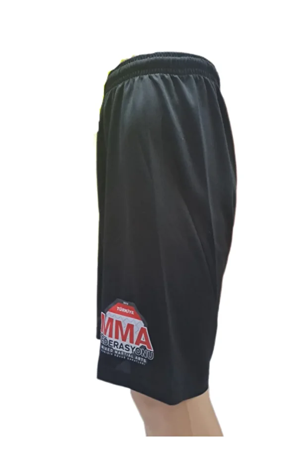 Şort Mma Logolu Siyah - 1