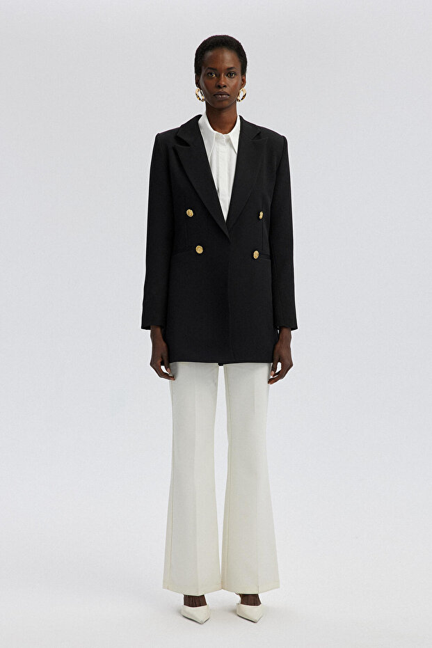 سترة مزدوجة الصدر - 1