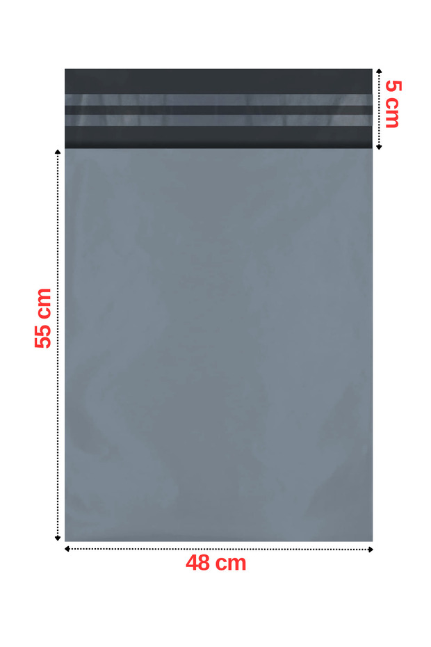 Cepli Kargo Poşeti 25 Adet 48 Cm X 55 Cm X 5 Cm - 3