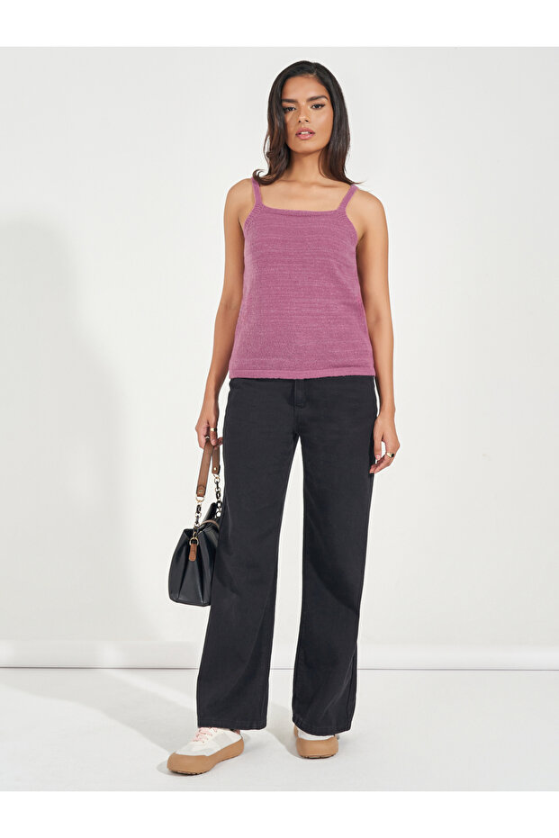 Flat Knit Cami Top - 2