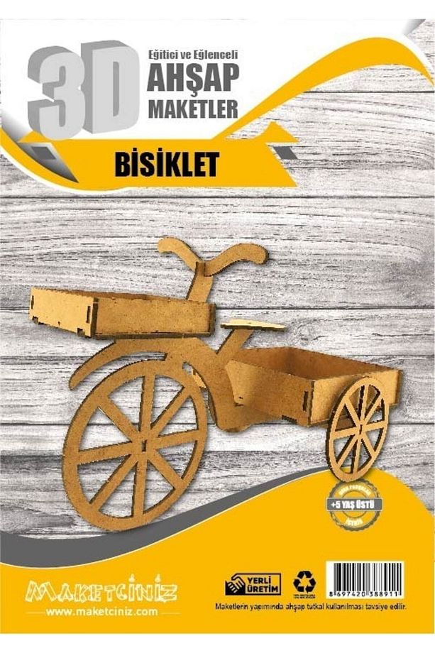 3 Lü Maket Seti-4 Anıtkabir-bisiklet-araba - 4