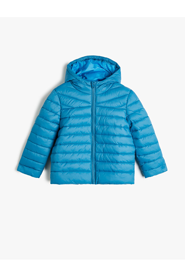 Seasonal Coat Hooded with Pockets