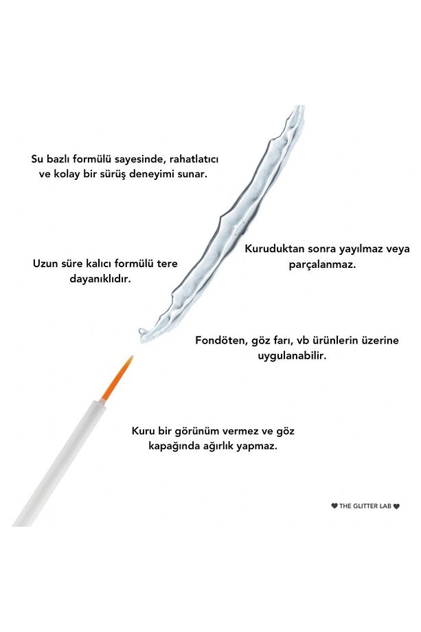 Simli Likit Eyeliner | Dazzling Liner - Hell is Bad - 7