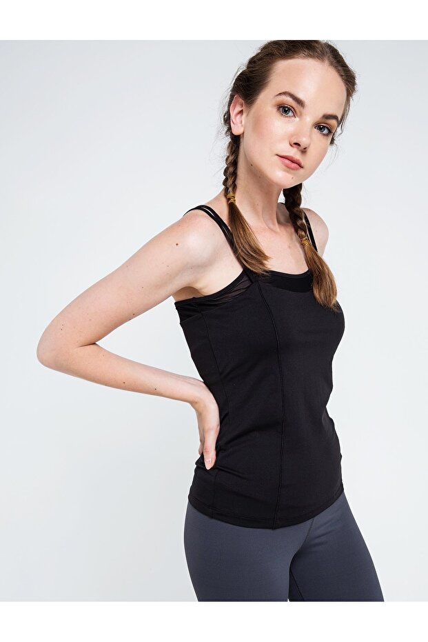 Askılı Tshirt Siyah Sirius - 3