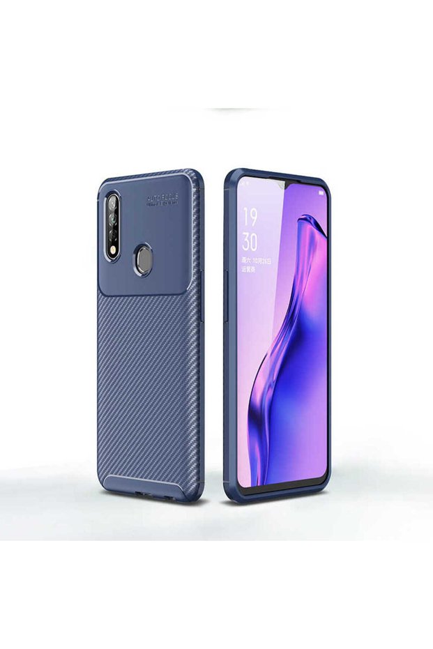 A31 Case Zore Silicone Cover - Navy Blue