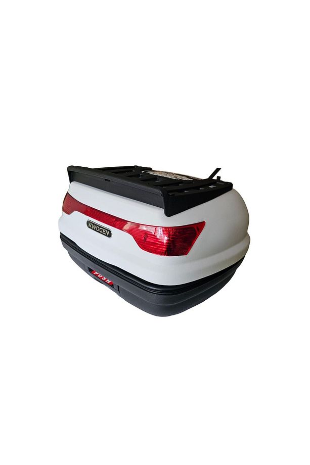 Wg41 Basic 41 Litre Motorsiklet Arka Çantası Beyaz Renk - Sırt Dayamasız Basic Model - - 8