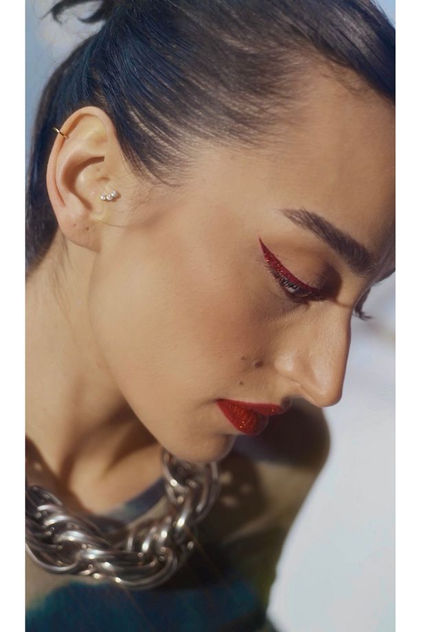 Simli Likit Eyeliner | Dazzling Liner - Hell is Bad - 4