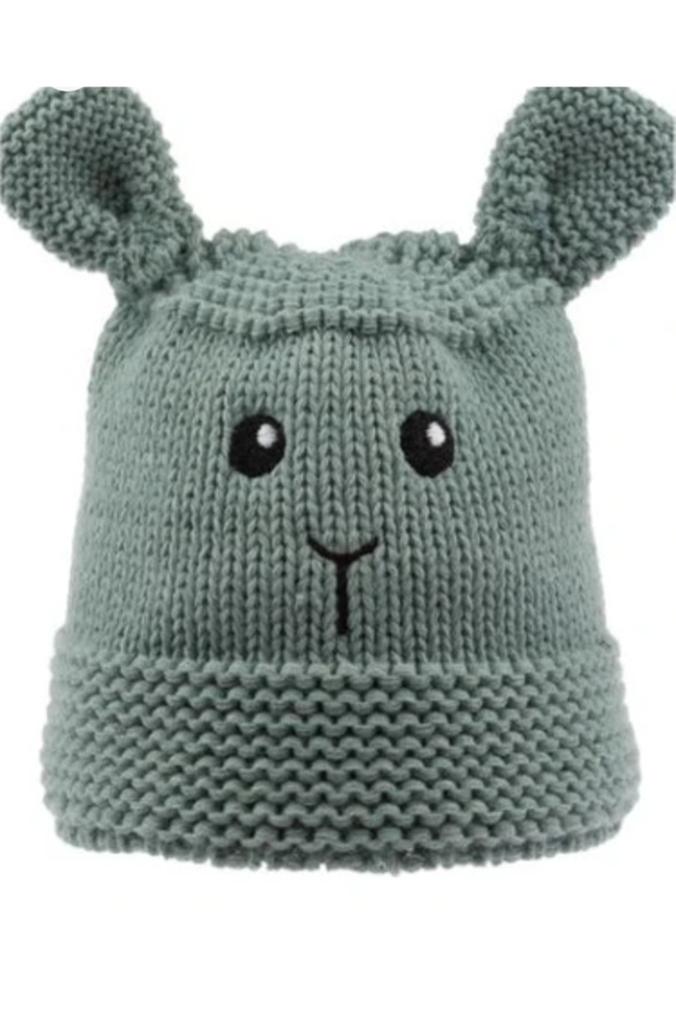 Baby Boy Beanie with Fleece Inside and Ears 3-12 Months