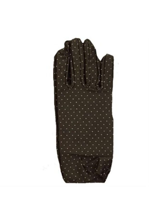Brown Polka Dot Children's Gloves