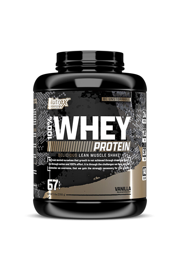 100% Whey, Vanilla, 5 LB