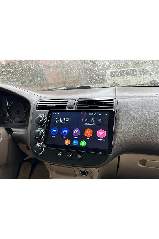 HONDA CİVİC VTEC2 UYUMLU ANDROİD REM 4-64 MULTİMEDYA CARPLAY-KAMERA-IPS EKRAN - 3