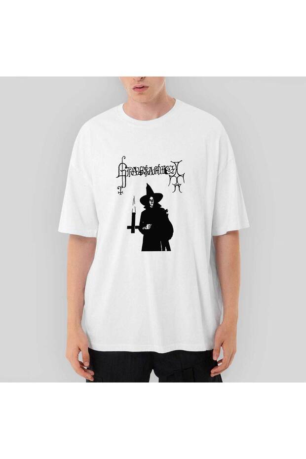 Grausamkeit Satan's Addiction Oversize White T-Shirt