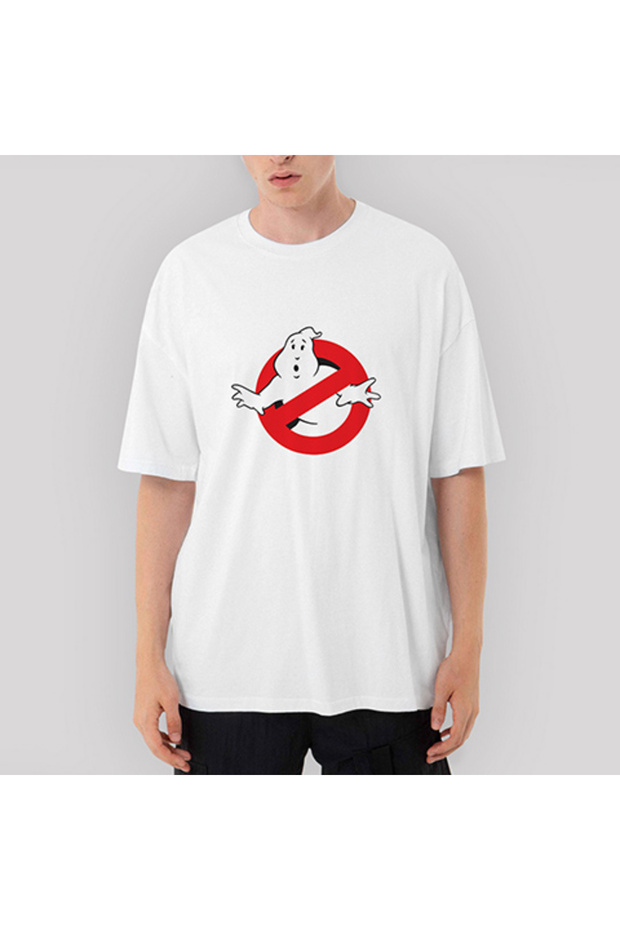 Λευκό μπλουζάκι Ghostbusters Light oversized - 1