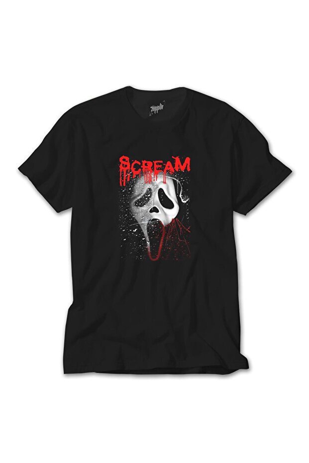 Tricou negru Scream Drop - 1