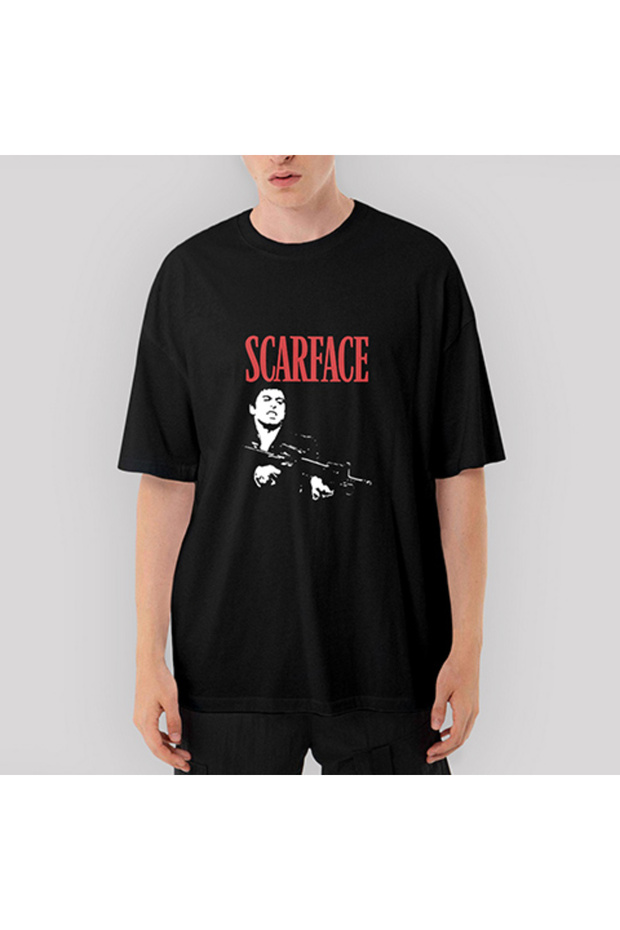 Scarface Oversize Black T-Shirt