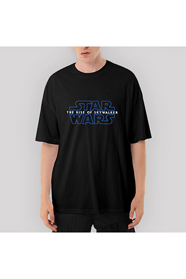 Star Wars the Rise of Skywalker Oversize Black T-Shirt