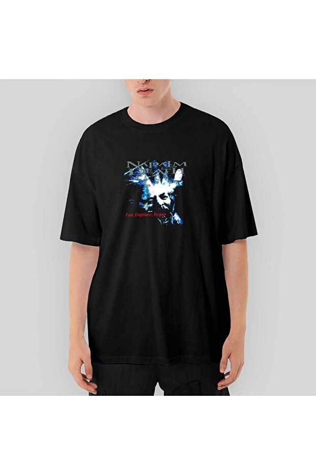 Napalm Death Fear Emptine Oversize Black T-Shirt