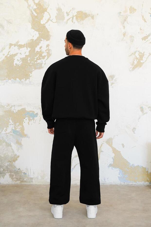 SİYAH Cozy Basic Oversize Sweat - 5