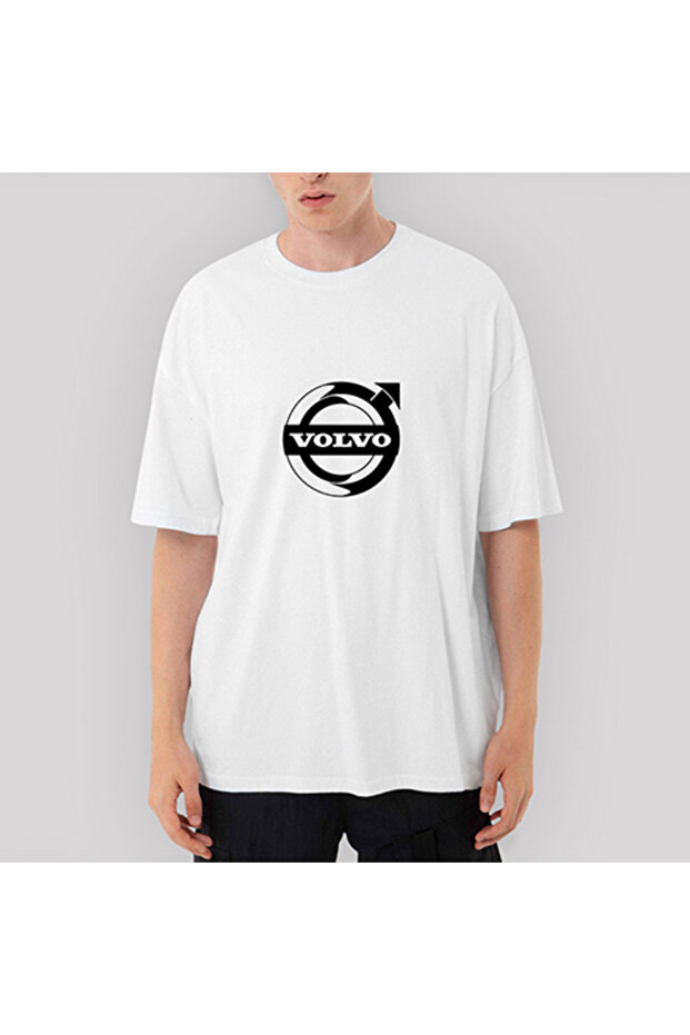 Volvo Emblem Oversize White T-Shirt