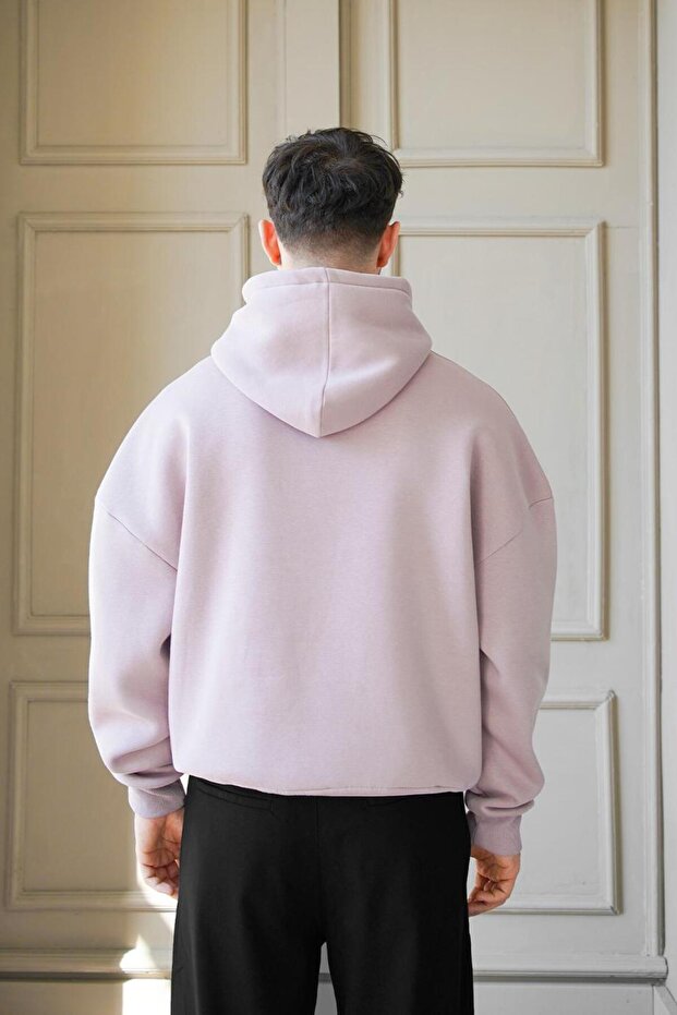 Mürdüm Cozy Basic Oversize Sweatshirt - 3