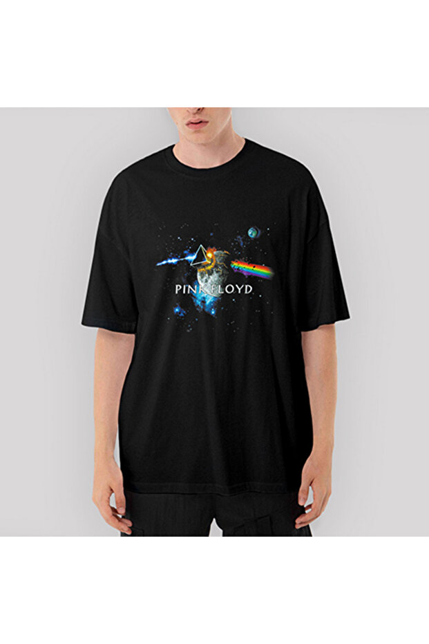 Pink Floyd The Moon Oversize Black T-Shirt