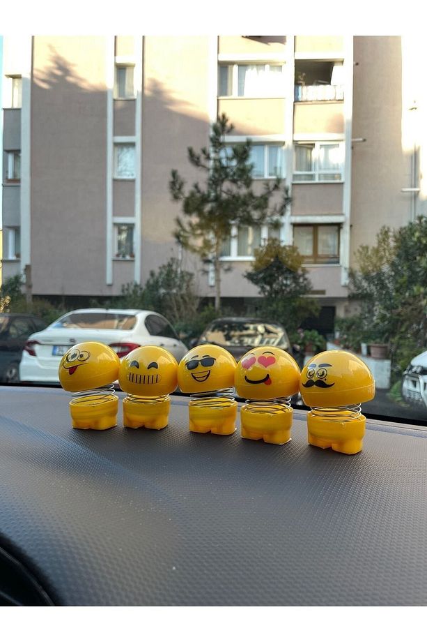 Zıp Zıp Emoji Kafalar 5li Set - 1