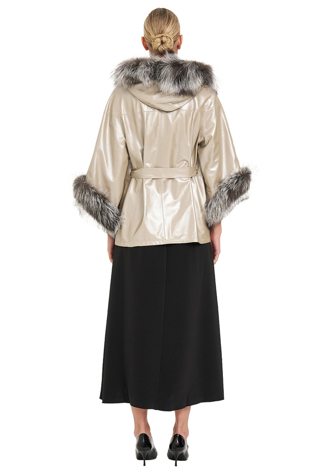 Çift Taraflı Deri Mont - 3