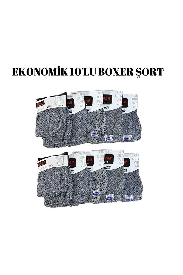 10 lu şort Boxer srn-003827 - 1