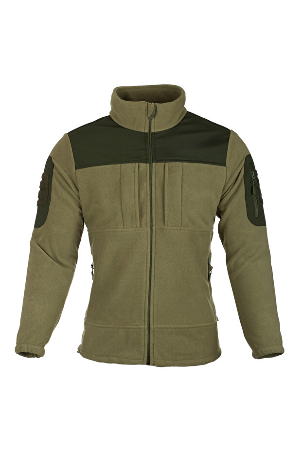 سترة سوفتشيل روب 6 جيوب من الصوف الصغير - 1