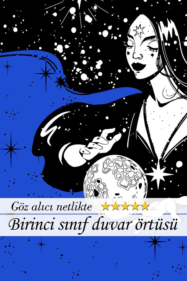 Sonsuzluğun Kucağında: Galaksilerin Dansı Duvar Örtüsü Duvar Halısı Tapestry - 4