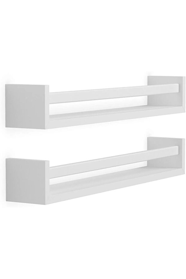 Çocuk Odası-banyo-mutfak-duvar Rafı , Beyaz-tek Adet - 3