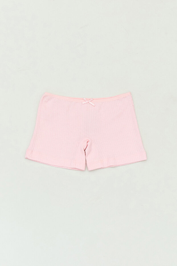 Rebraste bokserice za devojčice sa mašnom - 1