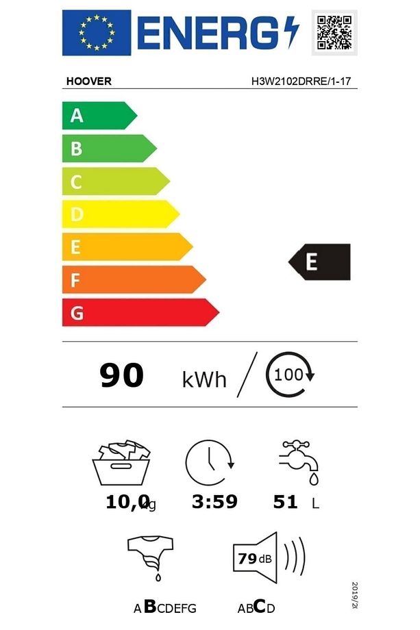 H3W 2102DRRE/1-17 10 kg NFC Bağlantılı 1200 Devir Çamaşır Makinesi - 3