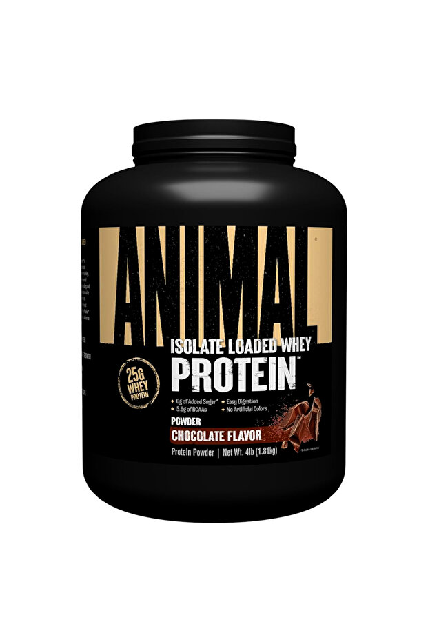 Animal Whey Isolate Loaded, Chocolate, 4 LB