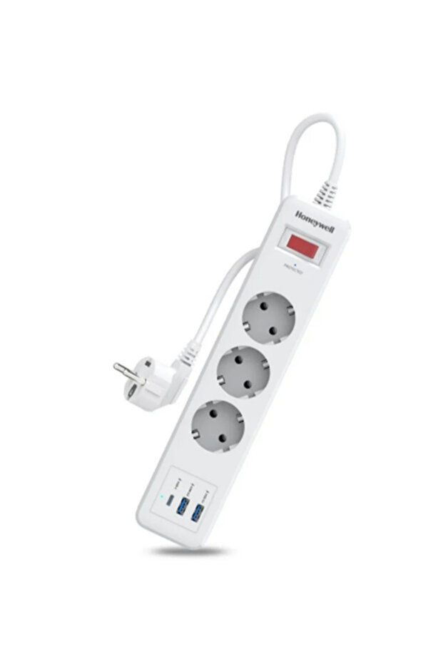 مجموعة مقابس محمية من 3 قطع - 1xType-C 2xUSB-A HC 000037
