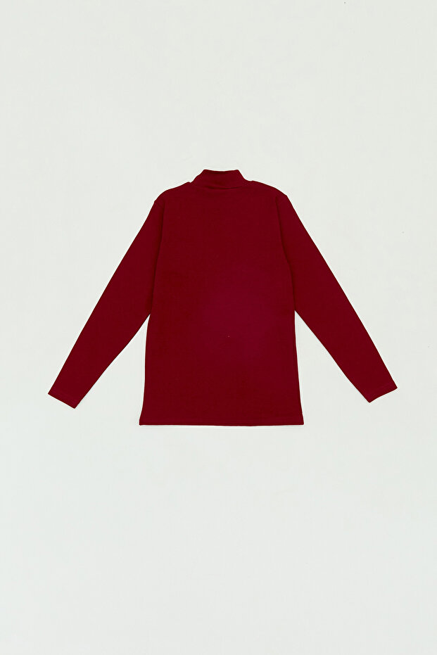 Basic Dik Yaka Kız Çocuk Body - 6