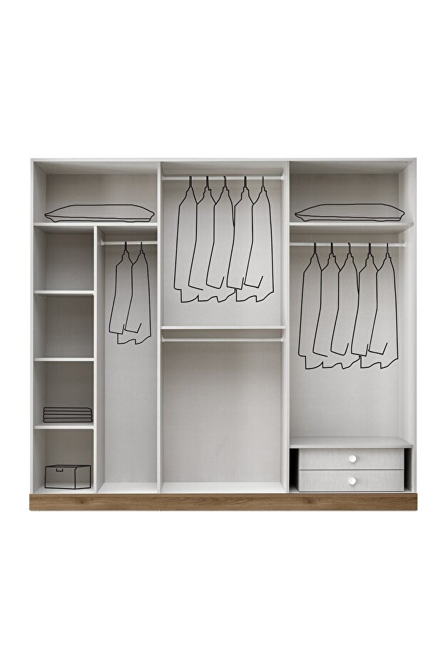 PERGE MDF 6 KAPILI DOLAP - 2