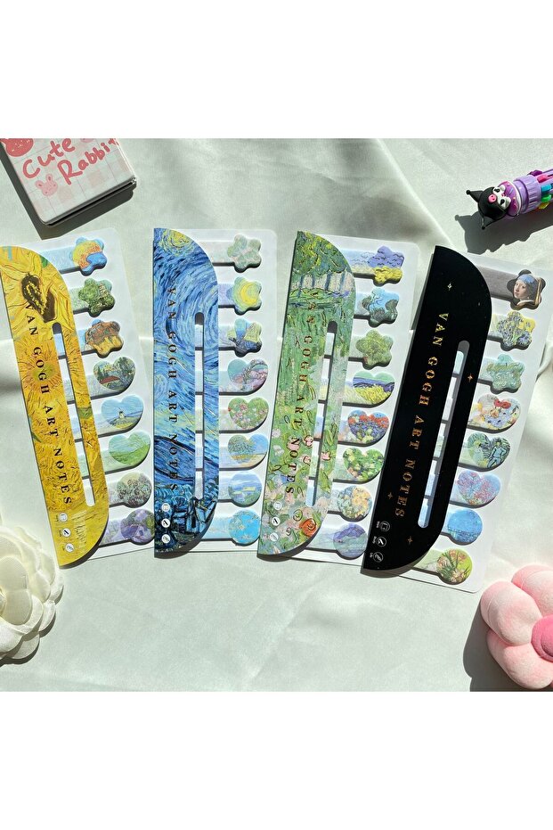 Sarı Van Gogh Post-it Seti - 3