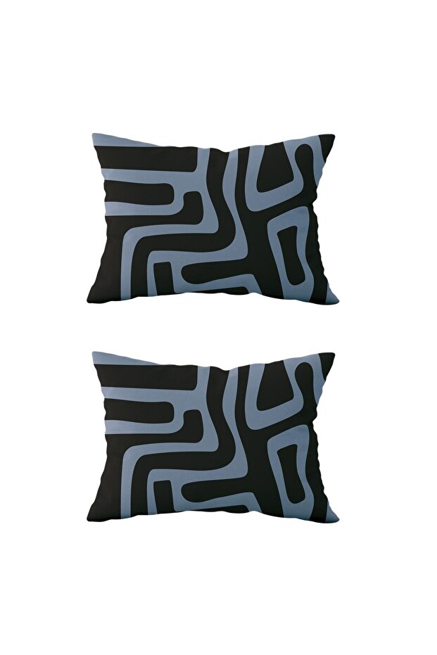 غطاء وسادة مستطيل مزدوج الجوانب مكون من قطعتين DS62 - 1