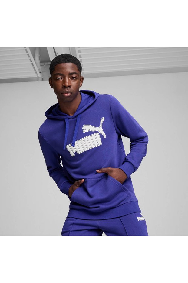 Men's Sweatshirt Purple 681865 -27 Sports Club Hoodie