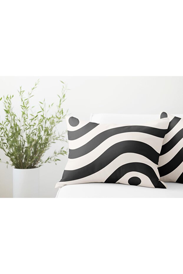 Double Sided Rectangular Throw Pillow Cover 2-Piece DS65 - 2