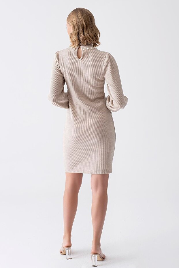 Uzun Kollu Elbise - 2