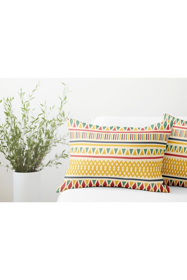 غطاء وسادة مستطيل مزدوج الجوانب مكون من قطعتين DS40 - 2