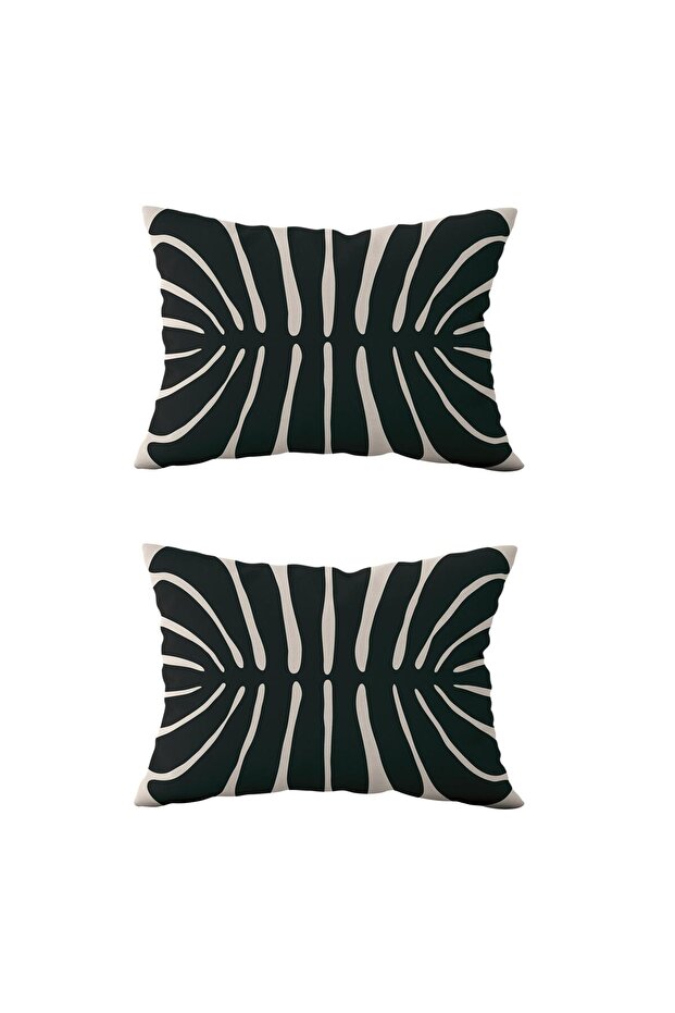 Double Sided Rectangular Throw Pillow Cover 2-Piece DS17 - 2