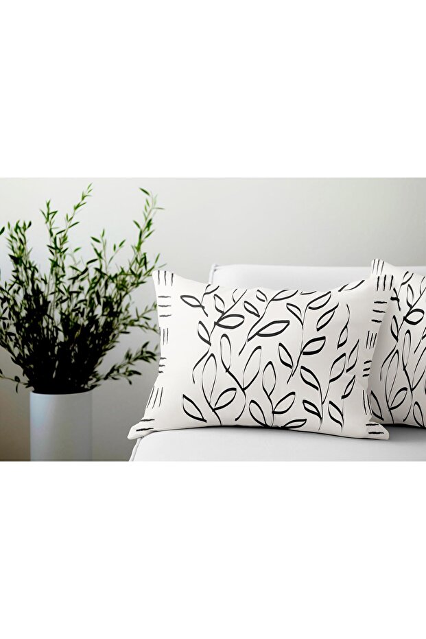 2 قطعة DS108 - غطاء وسادة مستطيل مزدوج الجوانب - 2