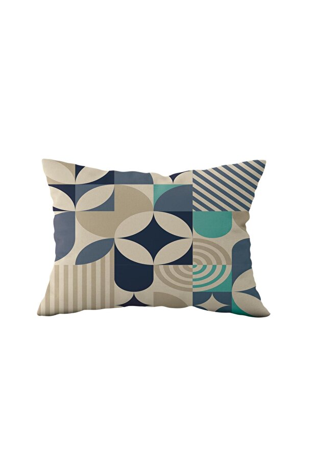 2-Piece Ds109 - Double-Sided Rectangular Throw Pillow Cover - 3