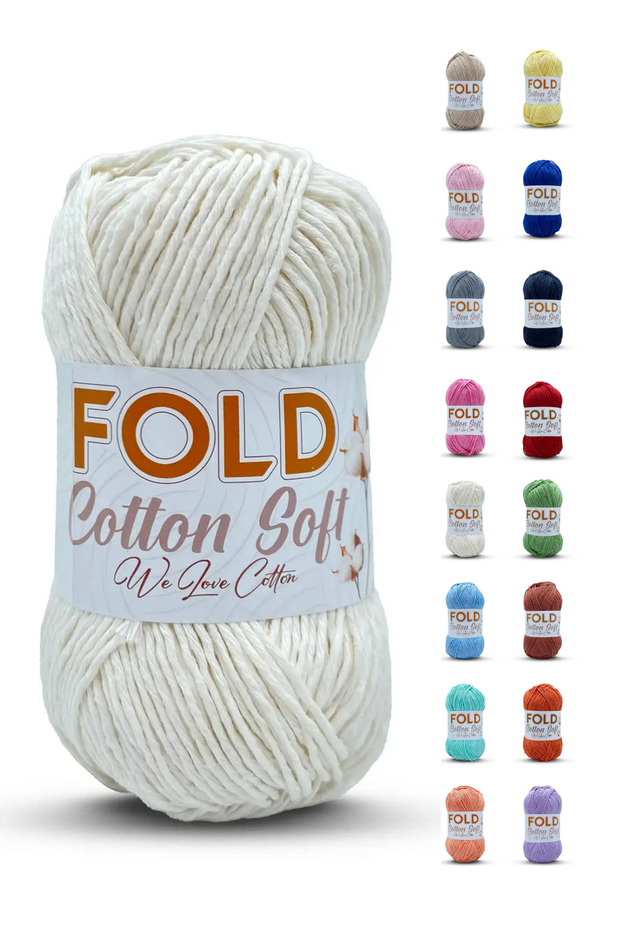 Yarn Cotton Soft - Ecru Cotton Thread 100 Grams