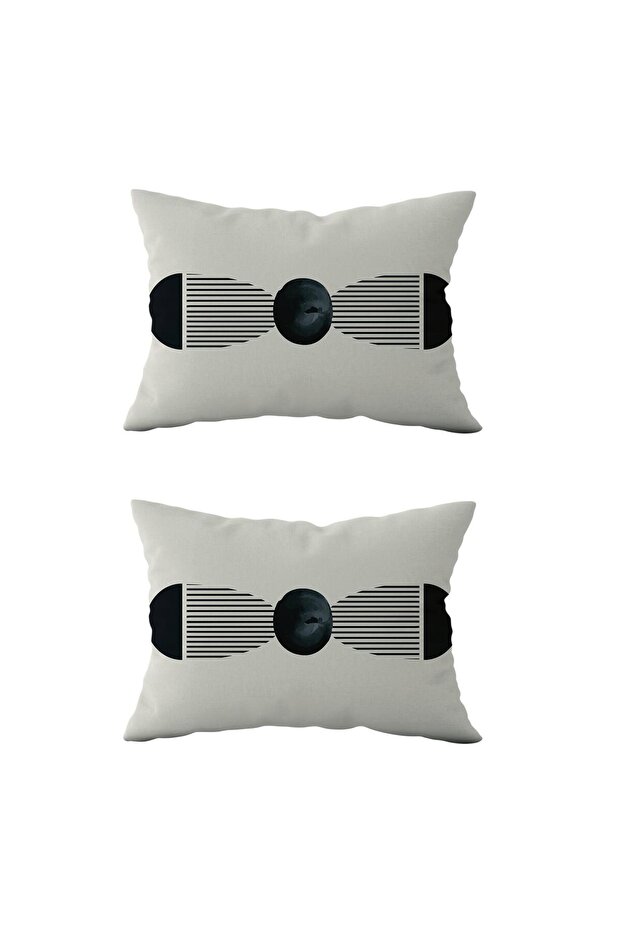 Double Sided Rectangular Throw Pillow Cover 2-Piece DS52 - 1