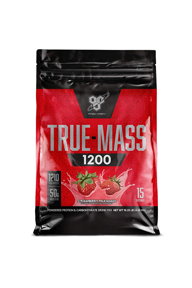 True mass Weight Gainer, Strawberry Milkshake, 10.3 Lb